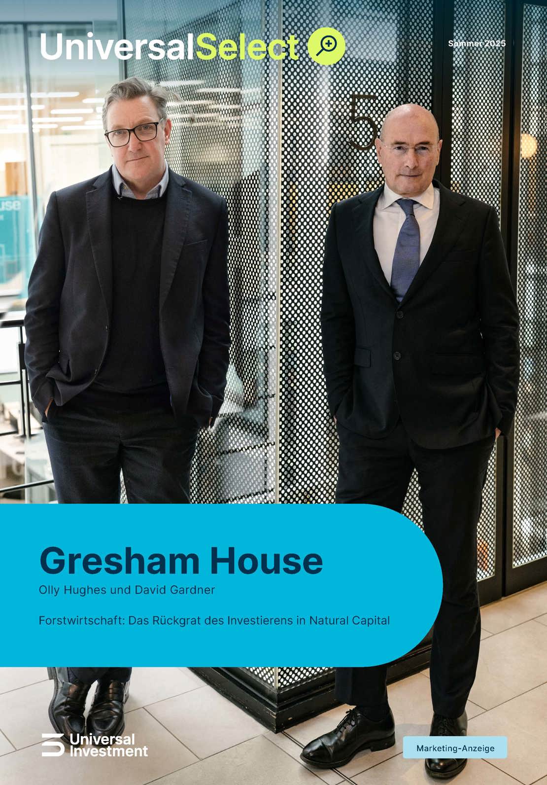UniversalSelect_Gresham House_Titelseite dt